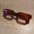 Shiny Red Full Rim Squares