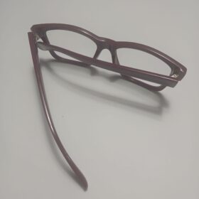 Shiny Deep Purple Squares - back