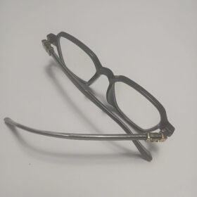 Thin Rounded Black Geo Square with Gold Details - back