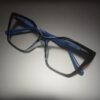 Blue Tortoise Squared Cateye