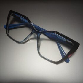 Blue Tortoise Squared Cateye